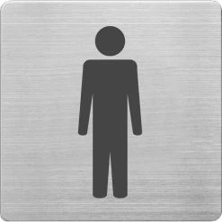 Alco Hinweisschild 450-2, Herren, 9 X 9 Cm, Herren