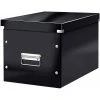 Leitz Aufbewahrungsbox 6108-00-95 Click&Store Cube, 35,7Liter, Pappe, Schwarz, A4, 32 X 36 X 31cm