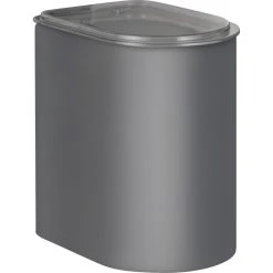 Wesco Vorratsdose Loft 321411-77, Metall, 2,2 Liter, Luftdicht, Graphit Matt, Eckig