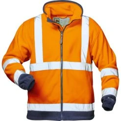 Elysee Arbeitsjacke Benedikt Fleecejacke, 22708-1, Warnschutzjacke, Signalorange, Größe M