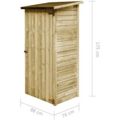 VidaXL Geräteschuppen 45306, 0,5m², 88 X 76 X 175 Cm (BxTxH), Holz -Einhell Verkaufsshop f844d2252c1191aea98087e12db96a72d73c5b93 geraeteschuppen vidaxl 45306 0 5 m2