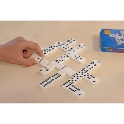 Idena Kartenspiel 6050012 Domino, In Metalldose, Ab 6 Jahre, 2-6 Spieler -Einhell Verkaufsshop fc105cfe98fa8bd89ed1f9c07fec3f5dd830138a kartenspiel idena 6050012 domino