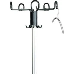 Kerkmann Garderobenständer Prima, 6710, Mit 15 Haken, Metall, Silber / Schwarz -Einhell Verkaufsshop fc6abb705660c36181a41526d5e4433ec86a513a garderobenstaender kerkmann prima 6710